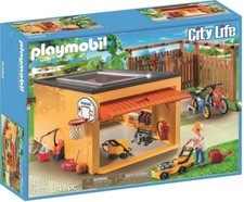 PLAYMOBIL City Life Garage mit Fahrradschuppen (9368) Spielset NEU & OVP***