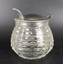 Vintage WMF Senftopf / Marmeladentopf - Glas / Chromargan - 1980er