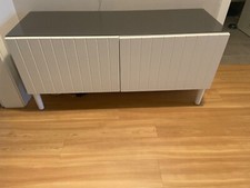 Ikea Besta Sidebord 120x40x38 weiß, gebraucht, mit Füßen 0,57 hoch, 