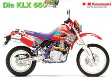 Kawasaki KLX 650  Prospekt  Brochure  10  - 1994