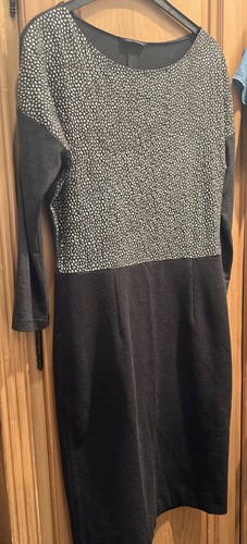 Edles kleid mit bronze druck - edles,