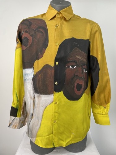 Axel arigato mens shirt yellow - axel,