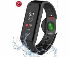 ZeFit 3 Smartwatch Mykronoz + Heartrate + Activity Tracker + 3 Armbänder