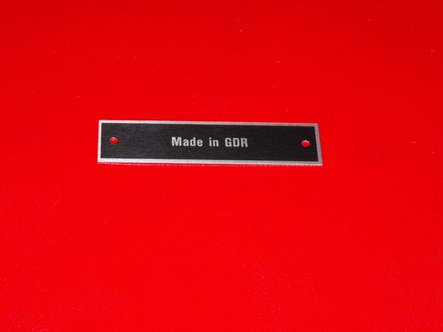 Schild plakette alu - plakette, made