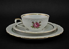 a-9240187-d Sammeltasse Blumendekor Kahla Thüringen Rosendekor Goldrand 20x5cm