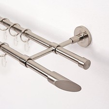 Gardinenstange edelstahloptik