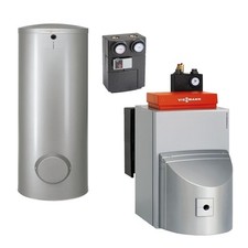 Viessmann Vitorondens 200T 28,9 kW Paket Öl-Brennwertkessel Speicher 160 Liter