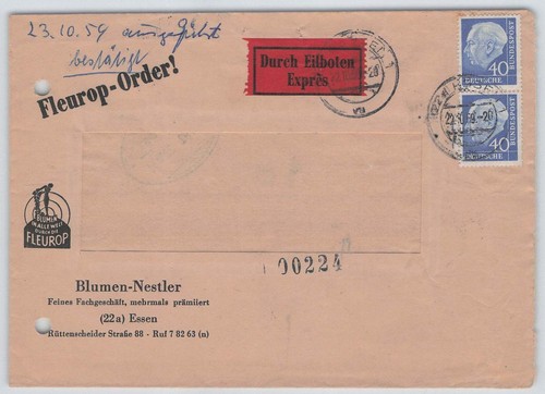 Bund 260 mef eilbrief - nr.,