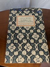 Die Ballade vom Zuchthaus zu Reading. Insel-Bücherei Nr. 220 Wilde, Oscar: