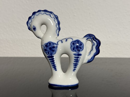 Gzhel udssr porzellanfigur - gzhel,