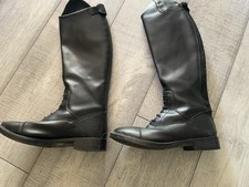 Reitstiefel Preston, Euroriding Leder Reitstiefel mit Reissverschluss, Boots