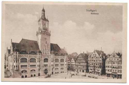 Postkarte ak stuttgart - ak,