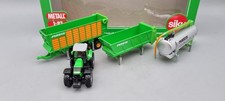 Landwirtschaft 1:87 Siku Farmer 1848 DEUTZ-FAHR Traktor mit Anhängerset OVP