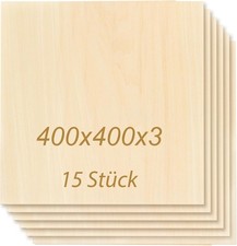 15 Stück 3mm Sperrholz