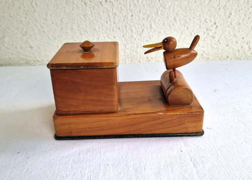 Zigarettenspender vogel holz - zigarettenspender,