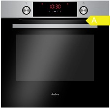 Einbaubackofen Edelstahl 77L