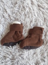 Braune Stoffschuhe gr.17-18 von Sterntaler