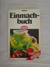 Dr. Oetker Einmachbuch Möwig Verlag Taschenbuch