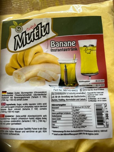 900g türkischer bananentee - türkischer,