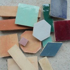 Terrakotta Fliesen natur und