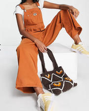 MONKI oversize Jeans Latzhose