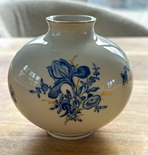 Meissen kugelvase aquatinta - meissen,