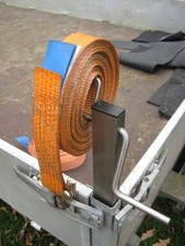 Aufroller Spanngurteaufroller Spanngurtaufwickler Edelstahl  Anhänger Eckrunge