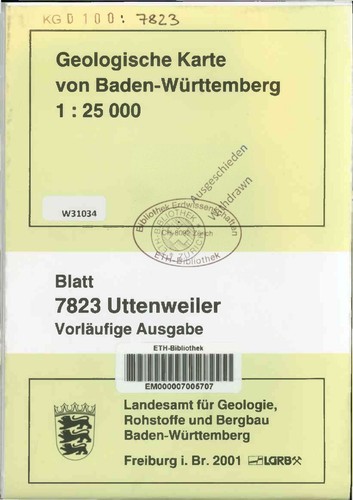 Geologische karte von - karte,