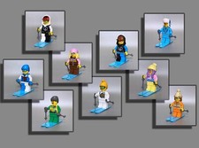 LEGO® Figuren Skifahrer
