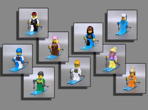 Lego figuren skifahrer - lego®,
