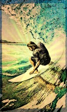 POSTER XXL POP ART SURFER