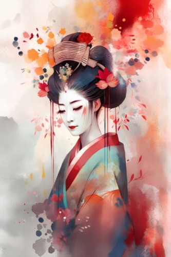 Wandbild aquarellillustration - wandbild:,