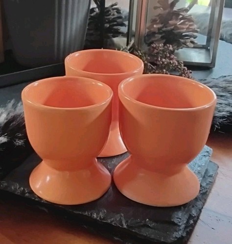 Eierbecher orange keramik - 3,