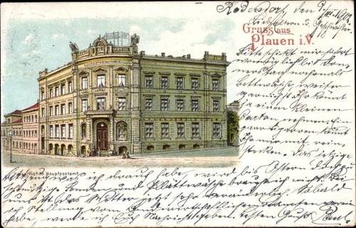 Litho plauen vogtland - plauen,