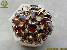 Vintage Granat Goldring 333