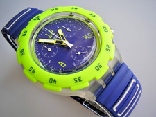 SWATCH AQUA-CHRONO-FLEX FLUO