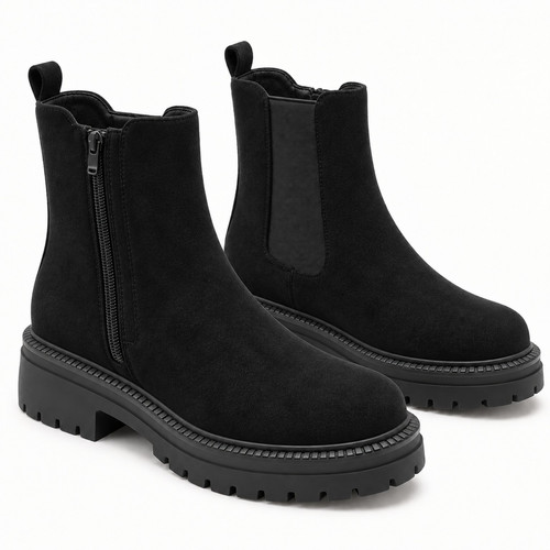 Damen chelsea boots schwarz - damen,
