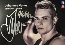 Autogramm Johannes Vetter