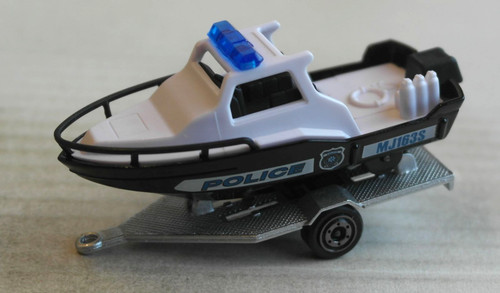 Majorette anhänger mit boot - anhänger,