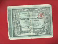 Gutschein von 20 Francs au