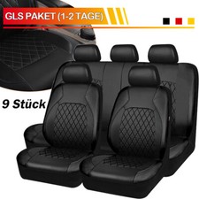 9 Stücke Auto Leder Sitzbezug