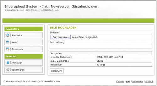 Bilder upload system inkl - bilder,