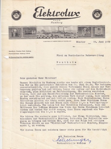 Münster brief 1939 - brief,