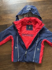 Bogner Skijacke Kinder 116-122 Winter Jacke Blau