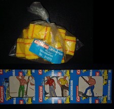 Unbespielt/neu - Carrera Uni -  51656 Figurensatz Baustelle  + 51670 Strohballen