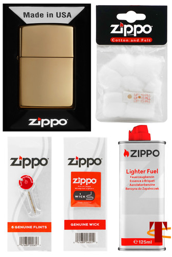 Zippo benzinfeuerzeug set - benzinfeuerzeug,