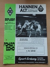 Borussia Mönchengladbach  Fohlenecho 1975. Bökelbergzeiten .
