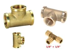 T-Stück Messing 1.2 Zoll 3/4 Zoll 1 Zoll ab 1/8" bis 4" T Verbinder Fitting