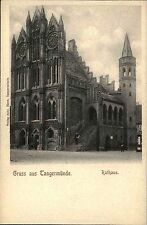 Tangermünde Sachsen-Anhalt Altmark AK ~1910 Gotik Gebäude Rathaus Backsteingotik
