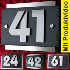 3D Hausnummer Edelstahl